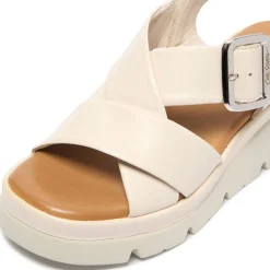 Jasmina Leather Wedge Sandals