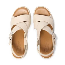 Jasmina Leather Wedge Sandals