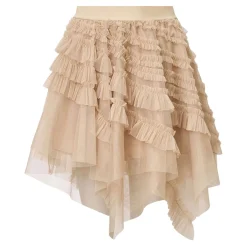 Jayde Asymmetric Tulle Mini Skirt
