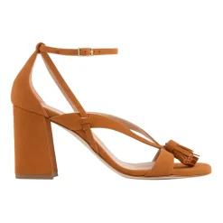 Jeanie Tassel Heeled Sandals