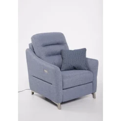 Jesper Power Recliner Blue