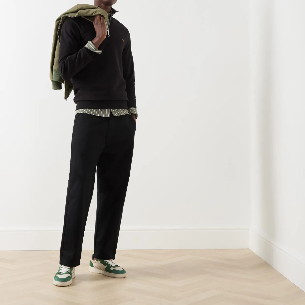 Jim Logo Half-Zip Sweatshirt