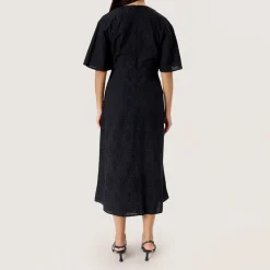 Joella Textured Flared Dress