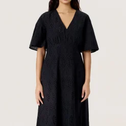 Joella Textured Flared Dress