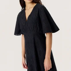 Joella Textured Flared Dress