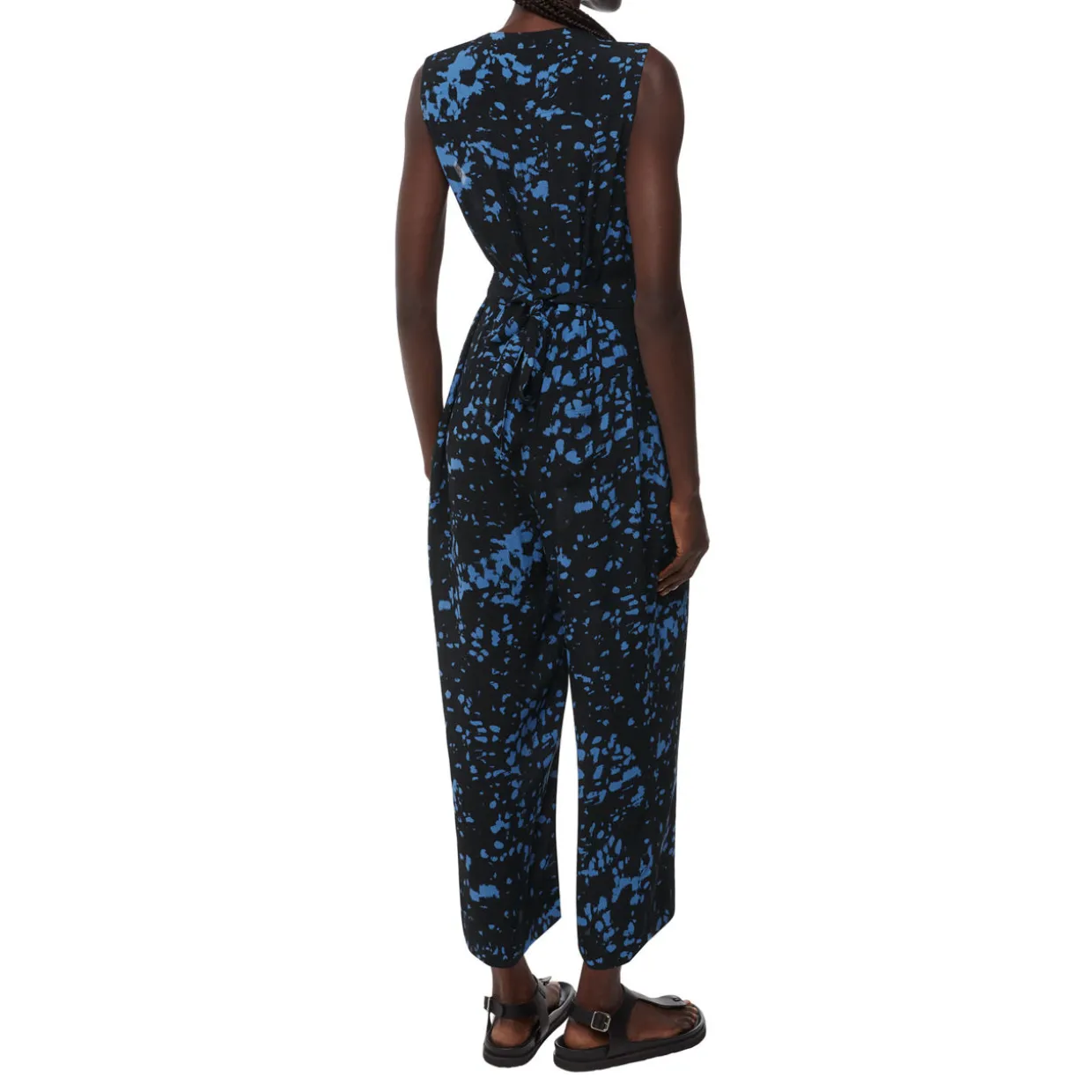 Josie Printed Zip-Up Jumpsuit
