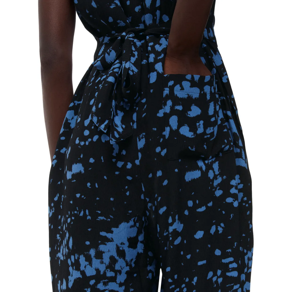 Josie Printed Zip-Up Jumpsuit
