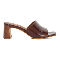 Jule Open Toe Heeled Mules