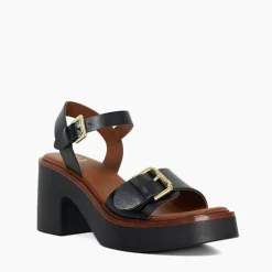 Jupiter Leather Platform Sandals