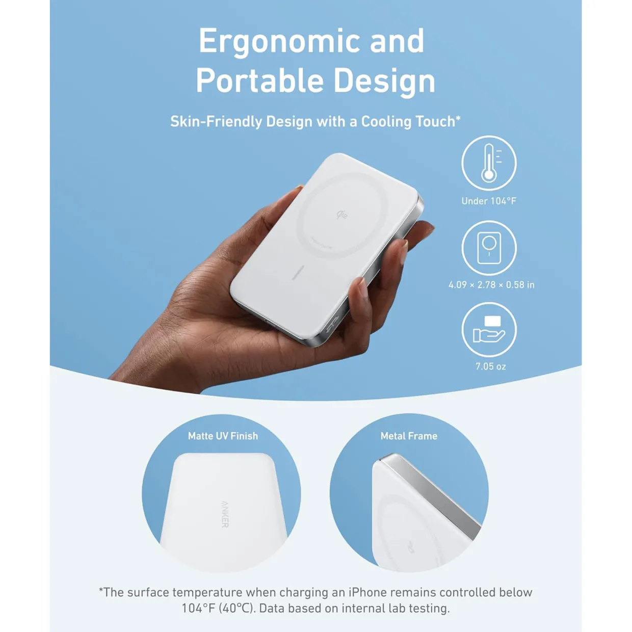 10k Slim Magnetic Power Bank