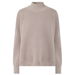 Kaia Ribbed Mock Neck Sweater