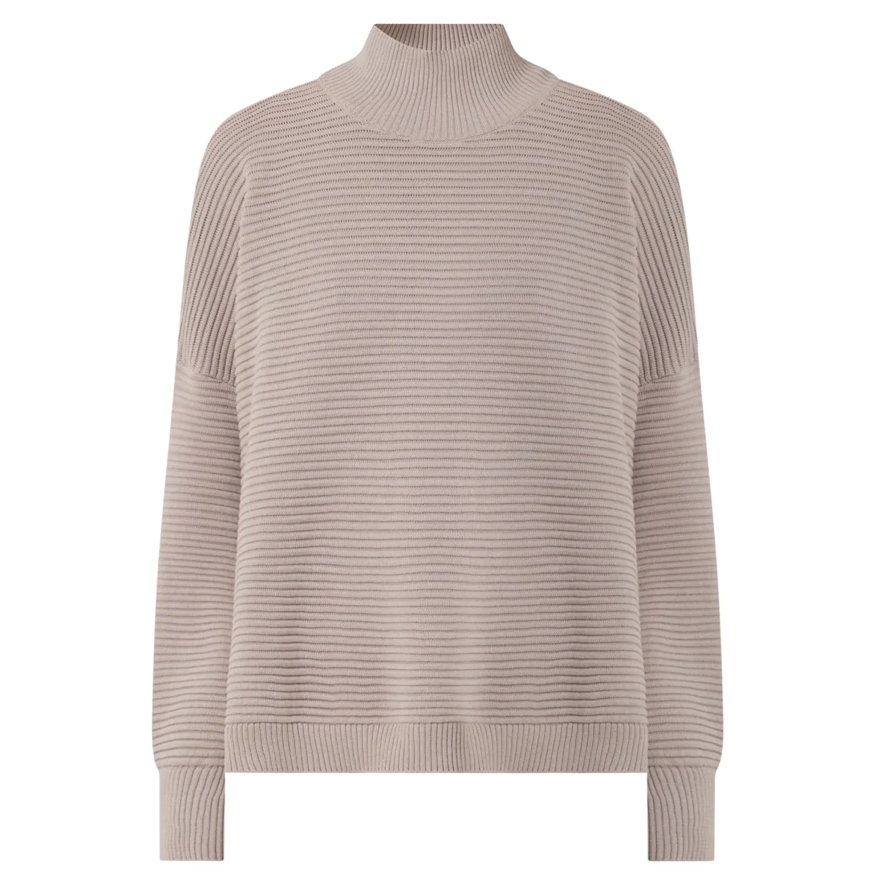 Kaia Ribbed Mock Neck Sweater