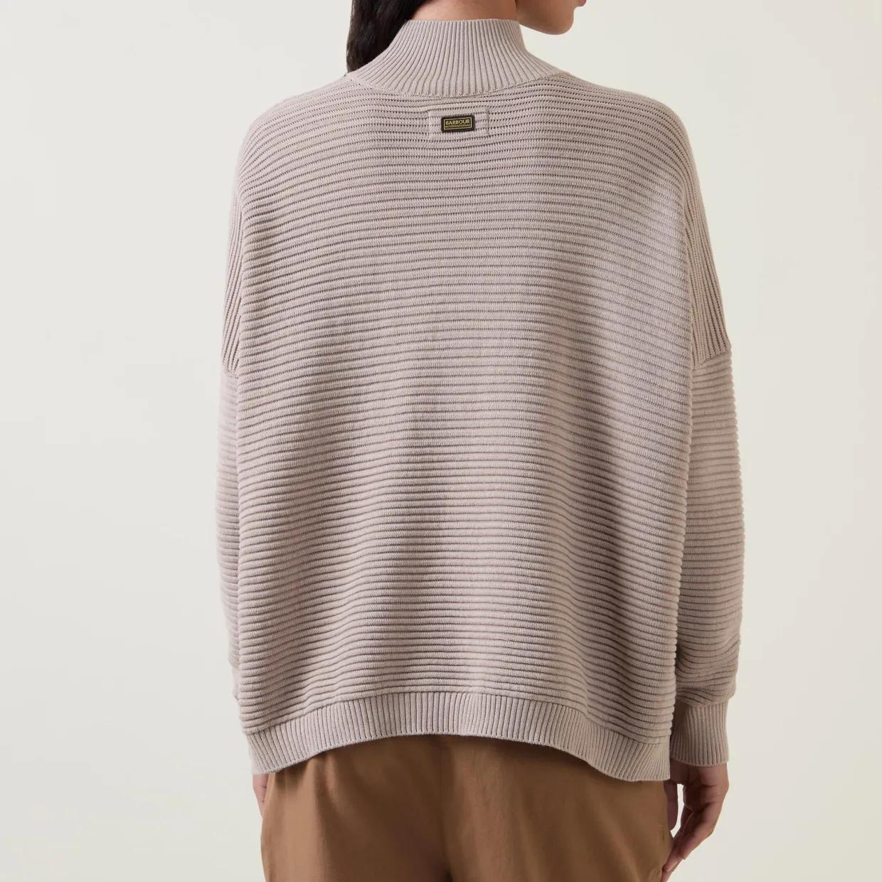 Kaia Ribbed Mock Neck Sweater