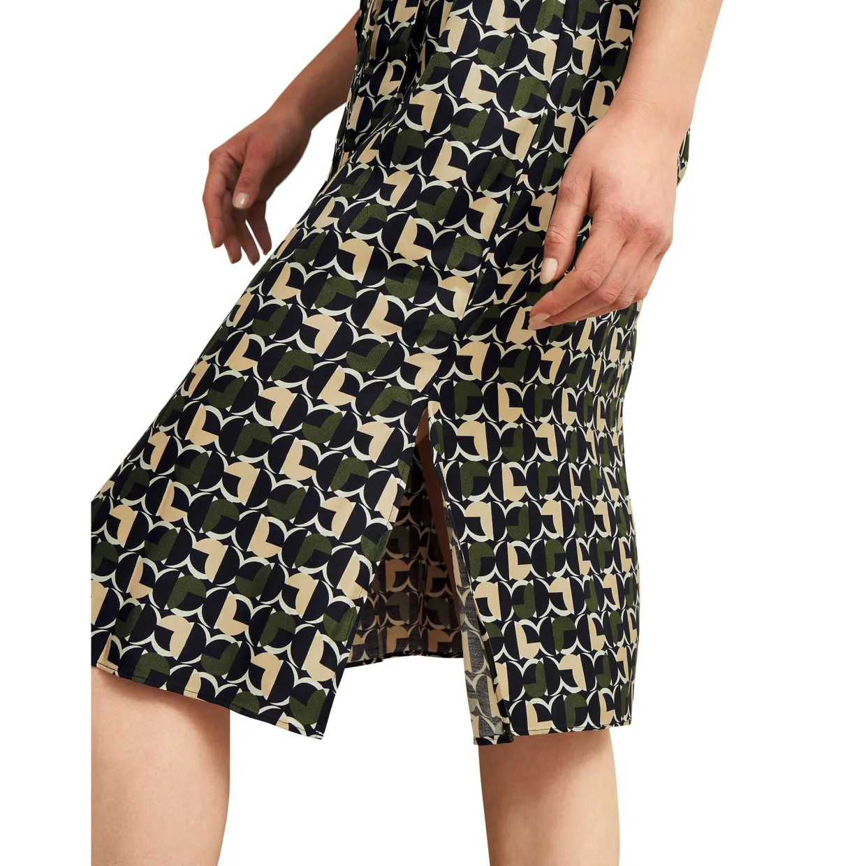 Kalinda Printed Shirt Dress