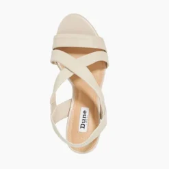 Kamies Wide-Fit Cork Heeled Wedges