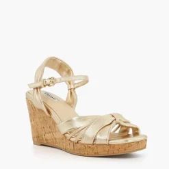 Kander Cork Wedge Heeled Sandals