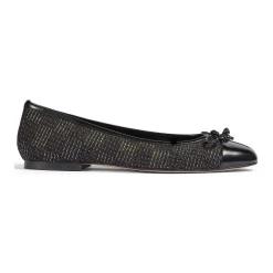Kara Tweed Toe Cap Ballet Flats