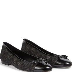 Kara Tweed Toe Cap Ballet Flats