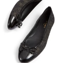 Kara Tweed Toe Cap Ballet Flats