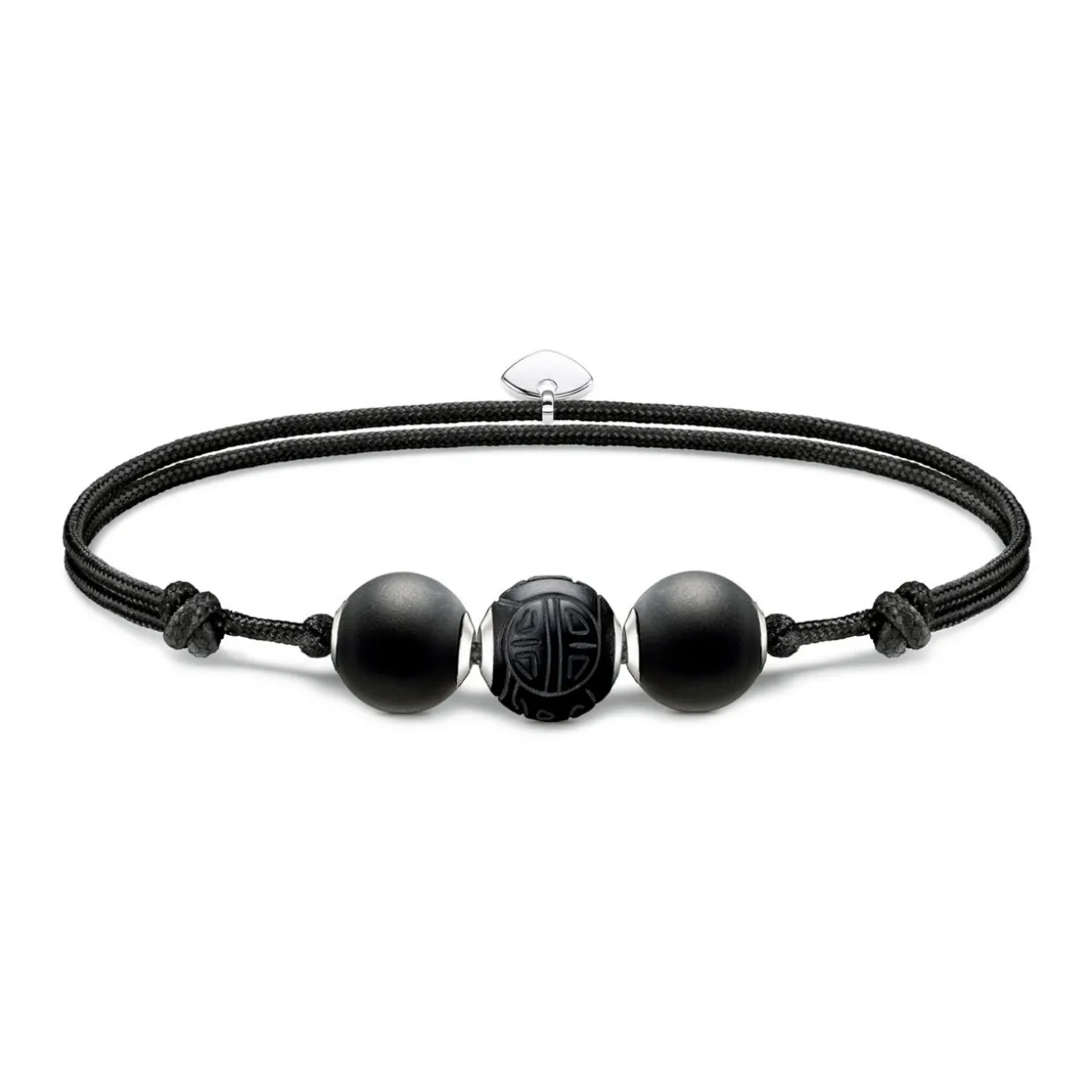 Karma Secret Obsidian Bead Bracelet