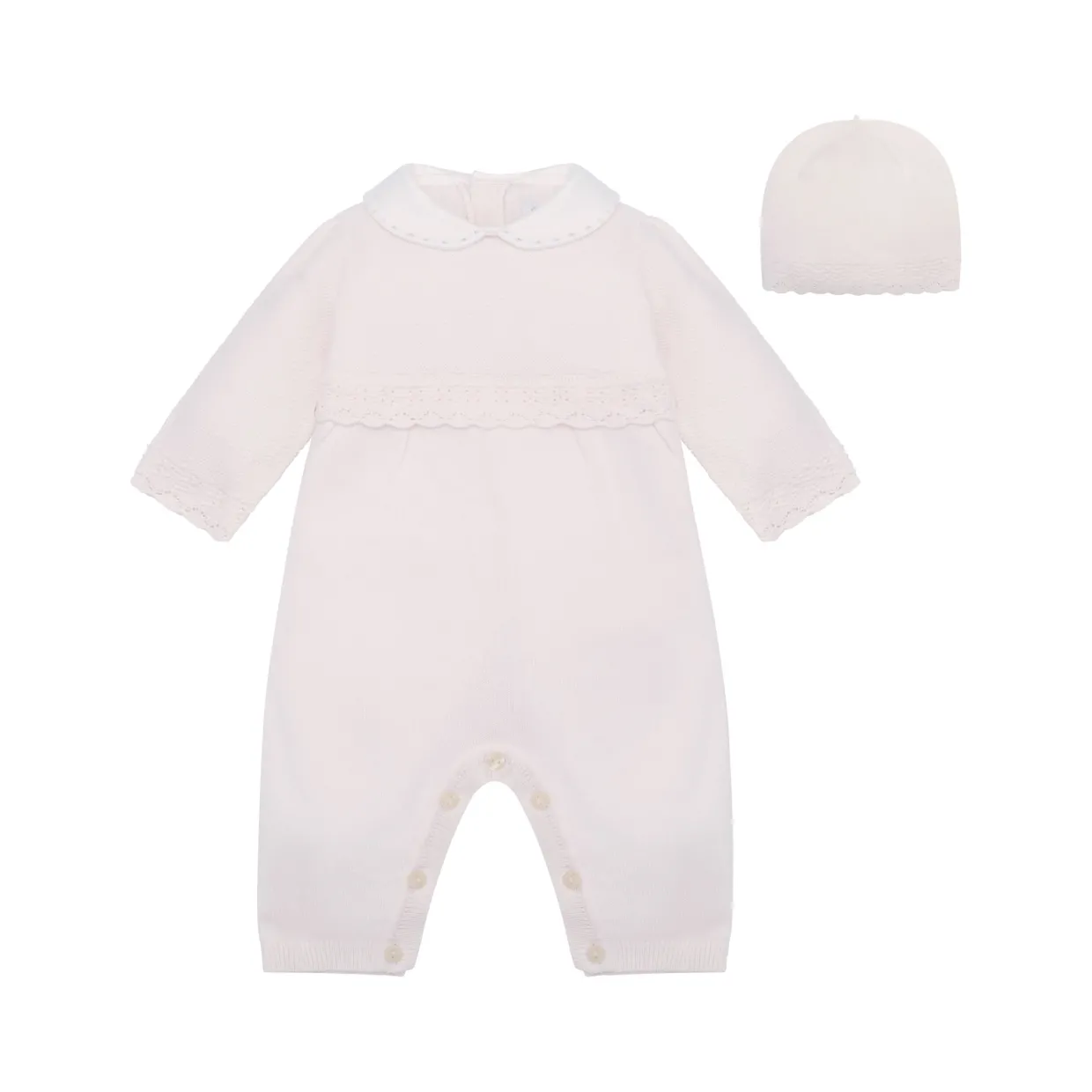 Kat Knitted Bodysuit & Hat Two-Piece Set
