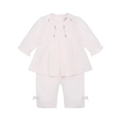 Kate Smock Effect Top & Trousers Two-Piece Set