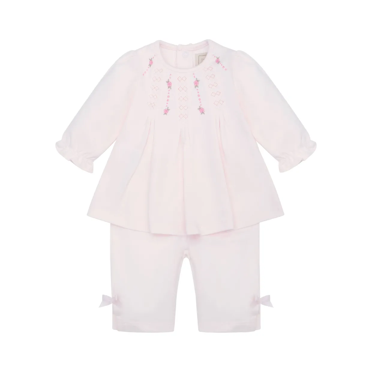 Kate Smock Effect Top & Trousers Two-Piece Set