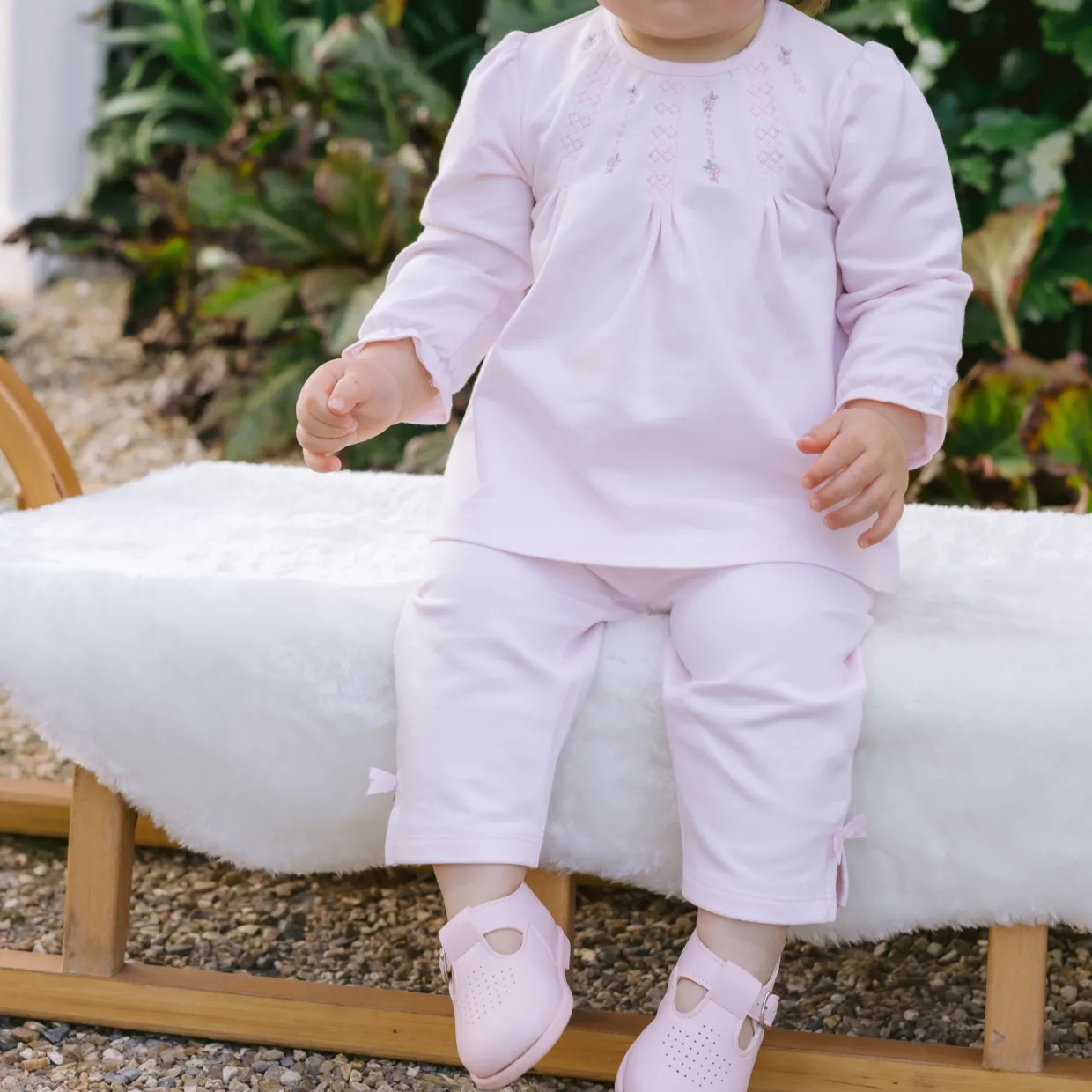 Kate Smock Effect Top & Trousers Two-Piece Set