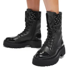 Kensington Cuff Lace-Up Boots