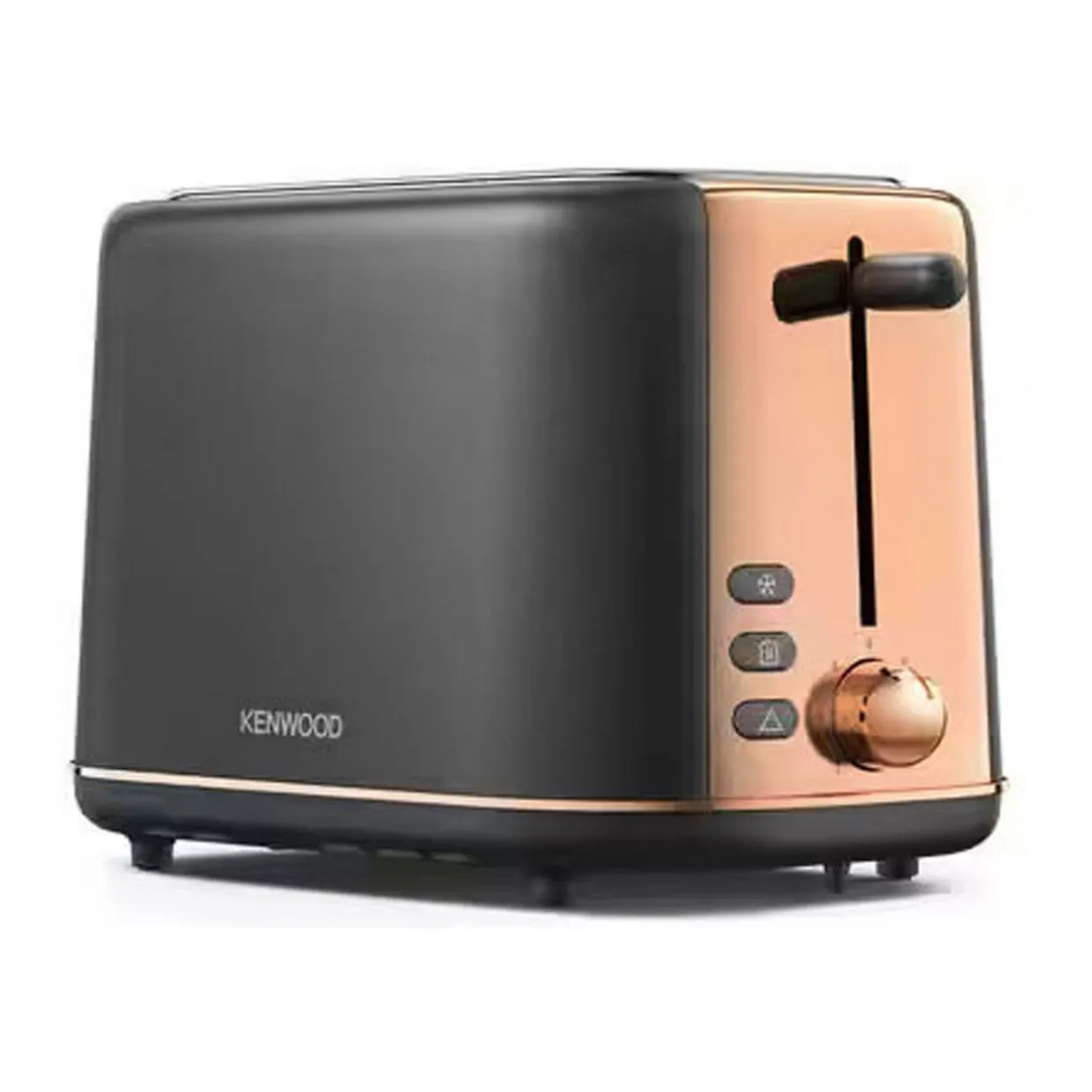Kenwood Abbey Lux 2 Slice Toaster Dark Grey-Rose Gold