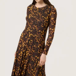 Kerrie Printed Mesh Dress
