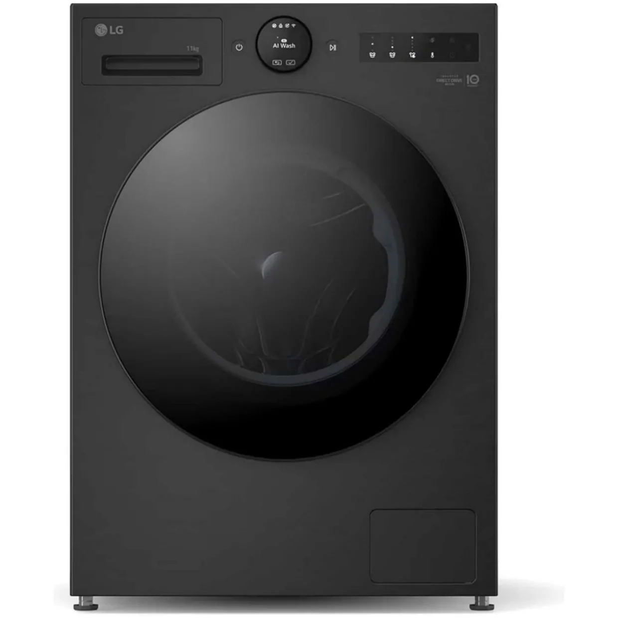 11kg 1400 Spin AI Direct Drive Washing Machine Black