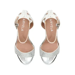 Kianni Crystal-Embellished Block Heels