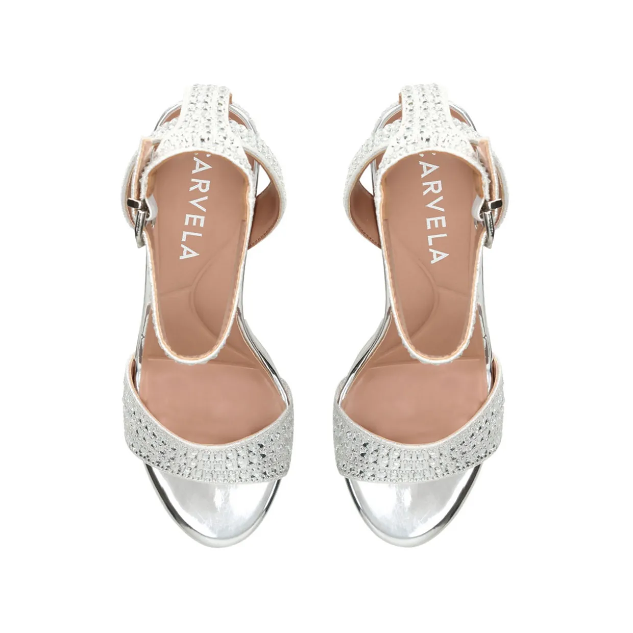Kianni Crystal-Embellished Block Heels