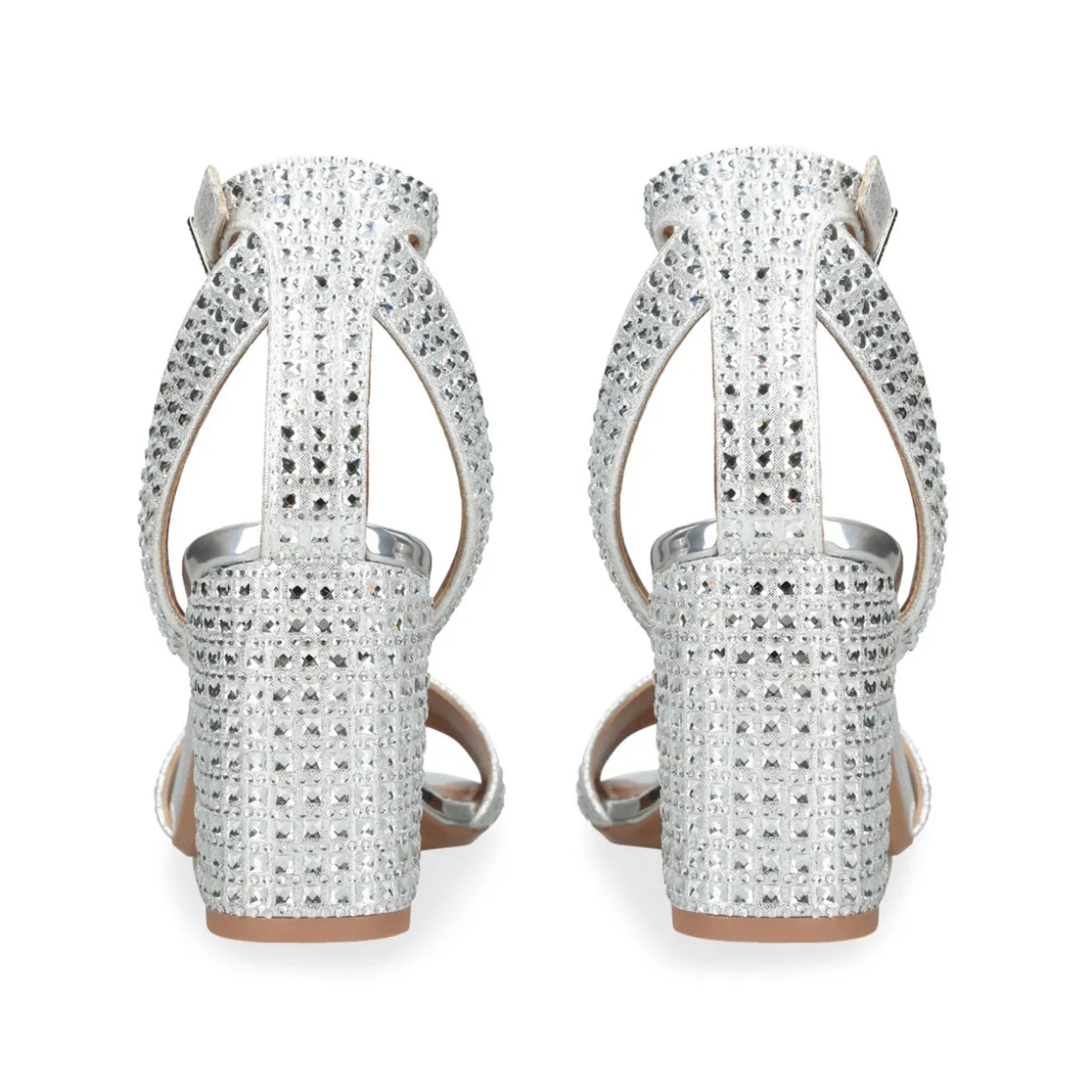 Kianni Crystal-Embellished Block Heels