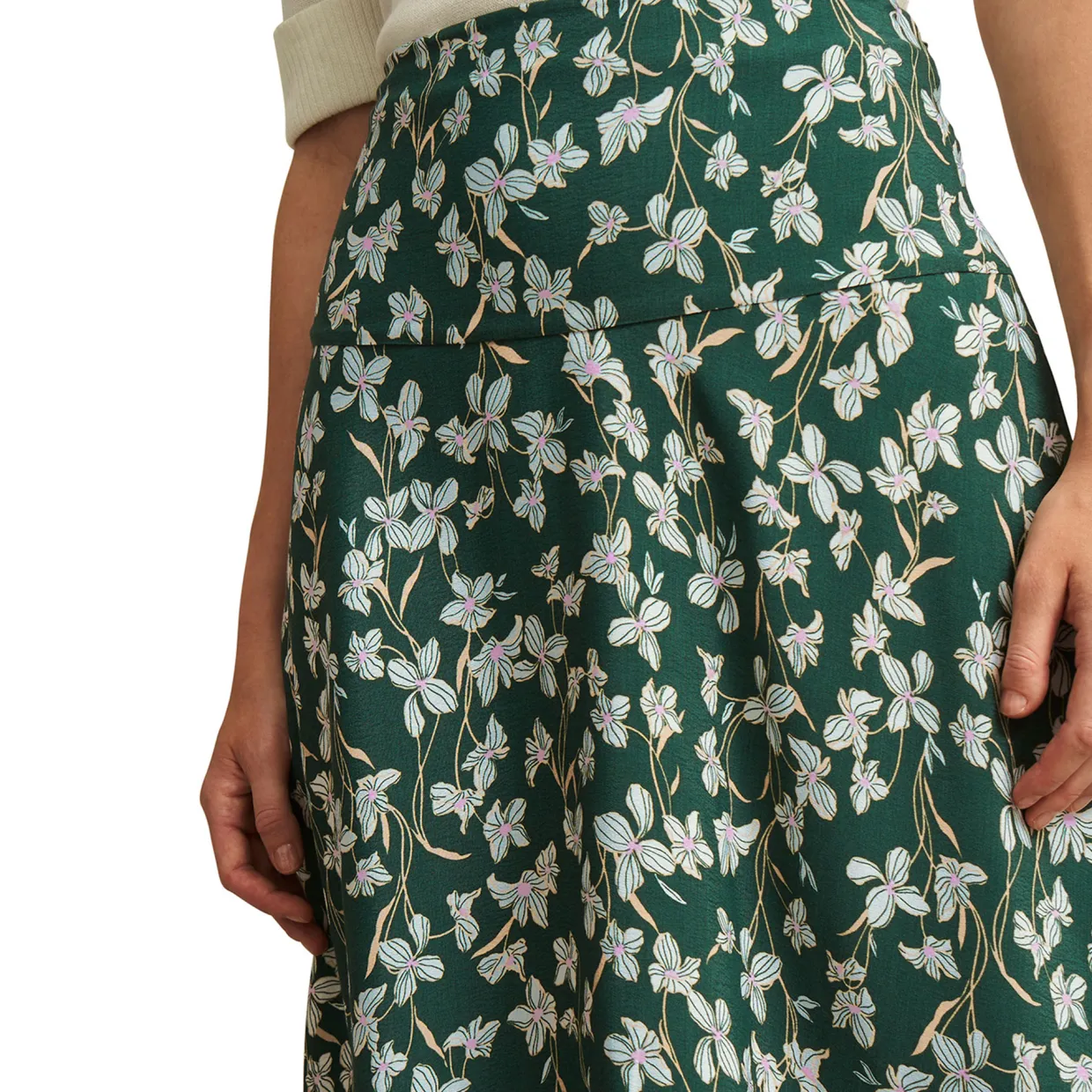 Kiara Floral Flared Skirt