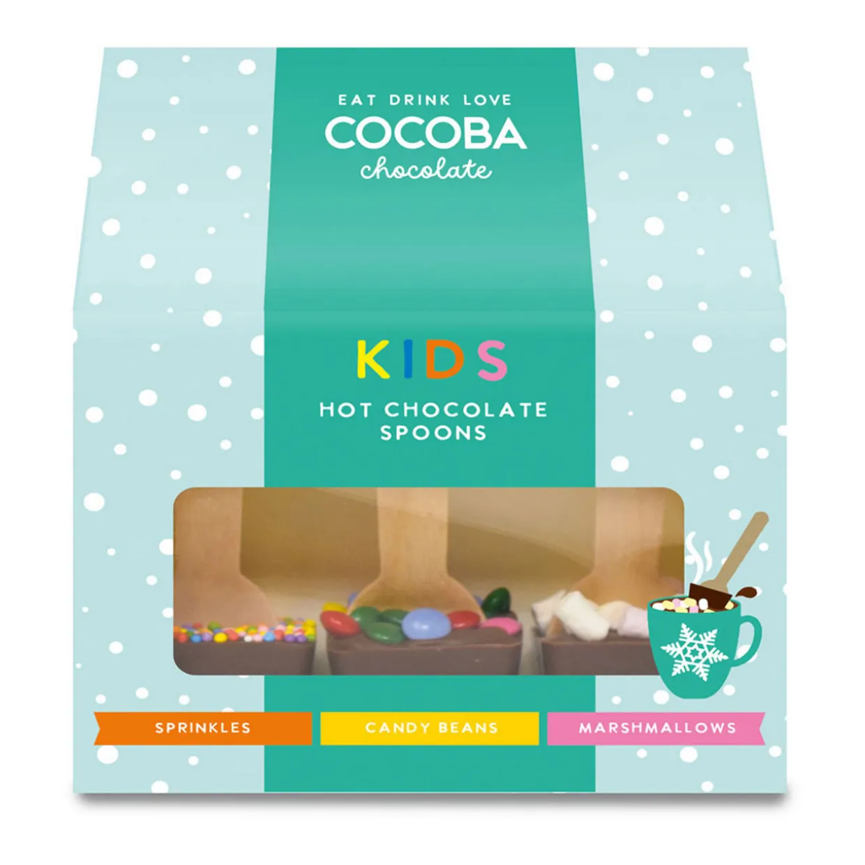Kids Hot Chocolate Spoons Set 99g