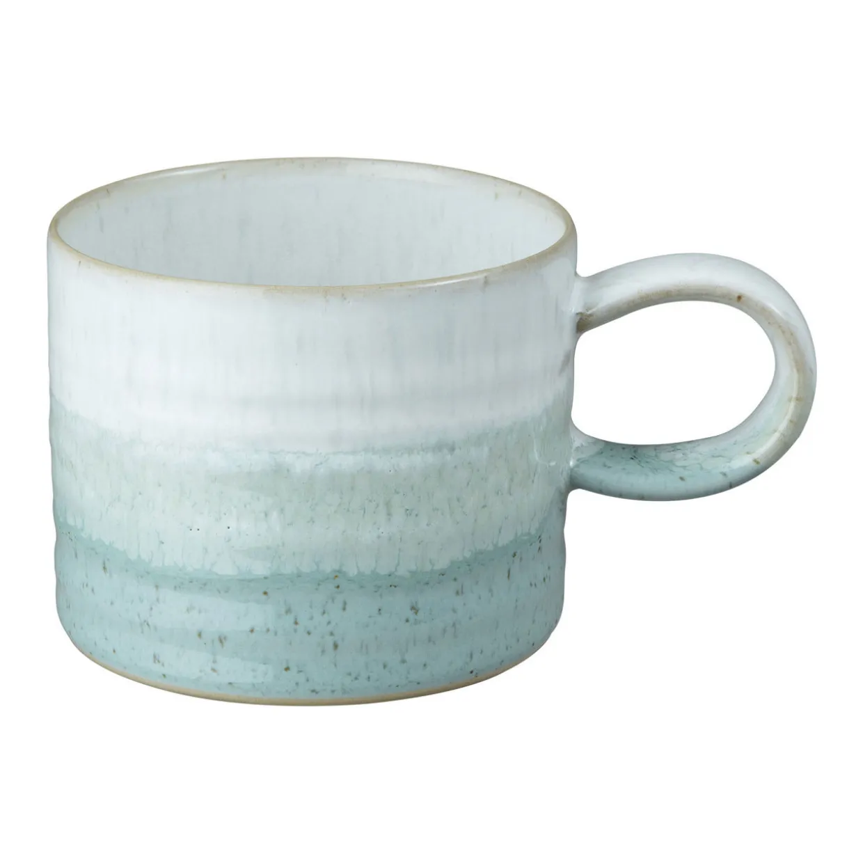 Kiln Green Small Ridged Mug