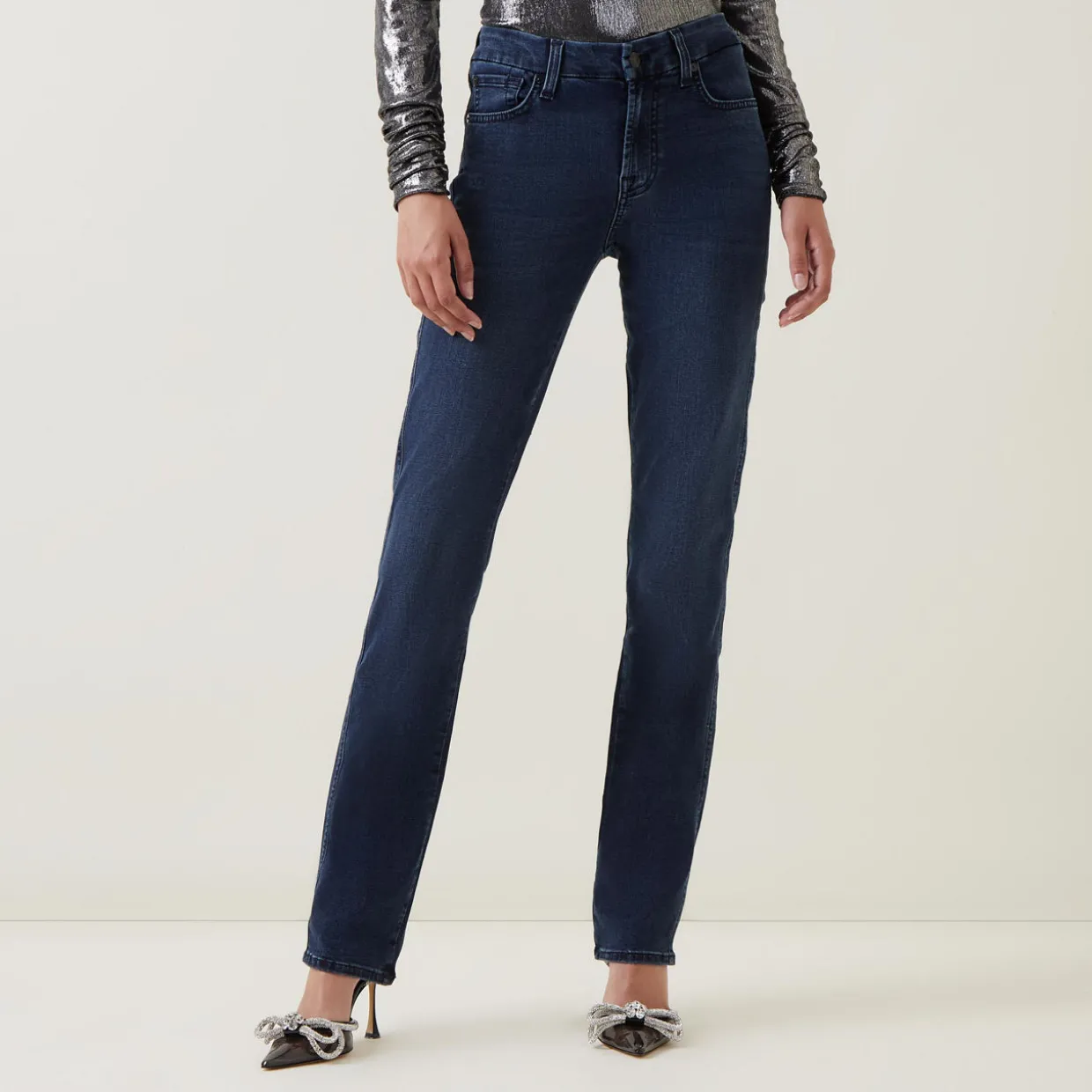 Kimmie Bair Mid-Rise Straight Leg Jeans