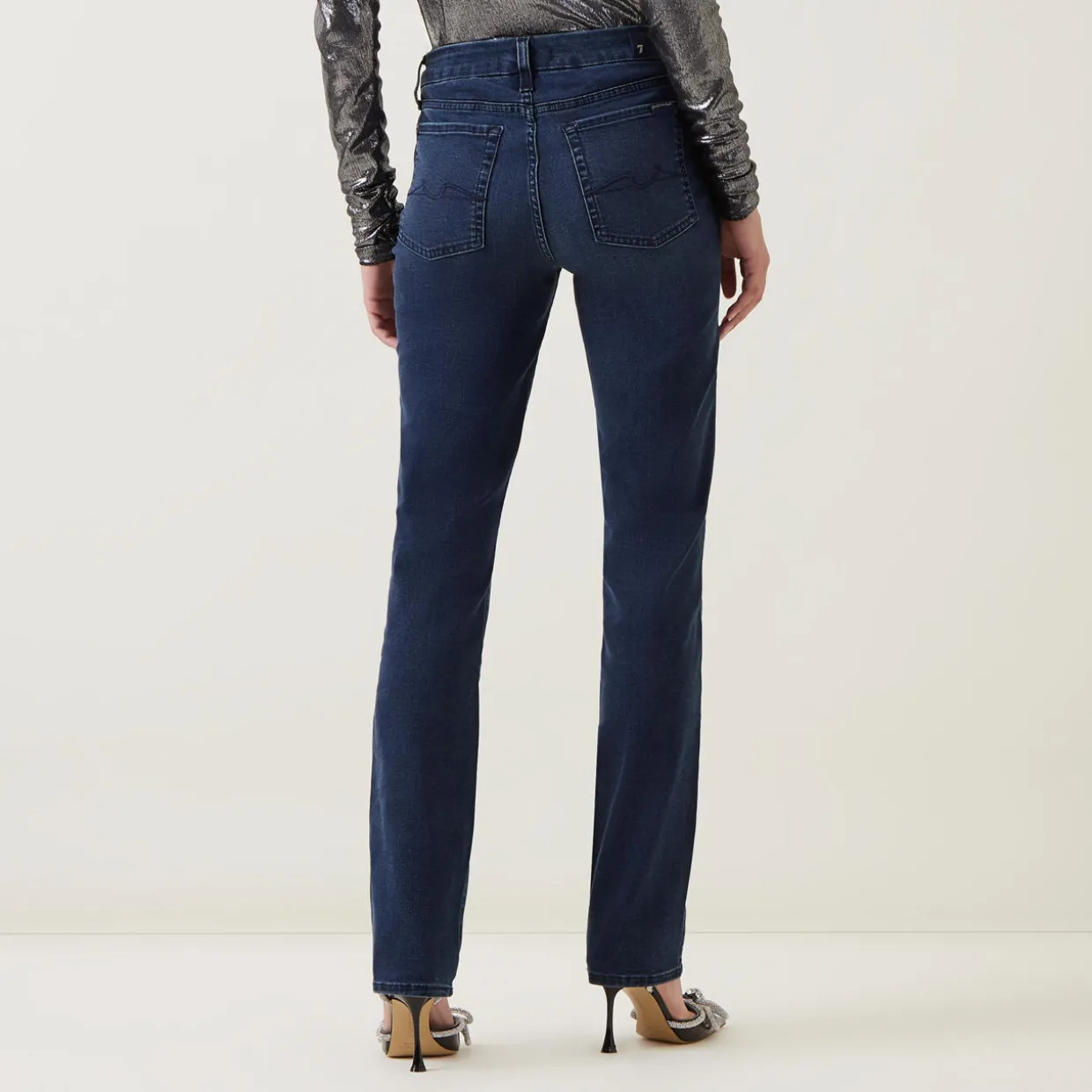 Kimmie Bair Mid-Rise Straight Leg Jeans