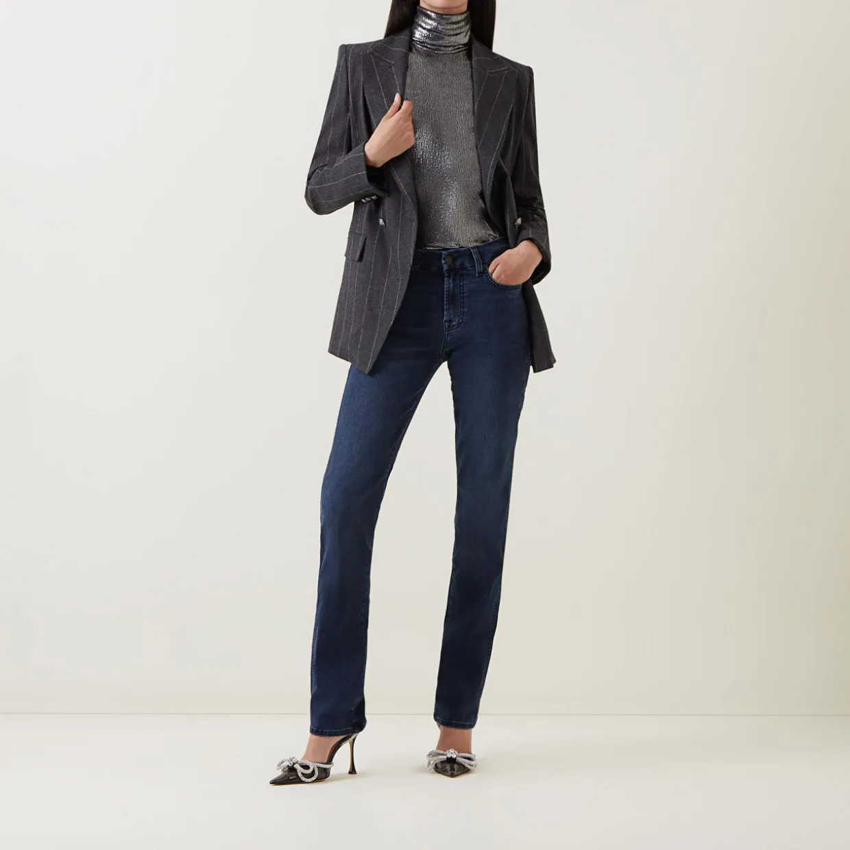 Kimmie Bair Mid-Rise Straight Leg Jeans