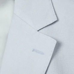 Kin Single-Breasted Linen Blazer