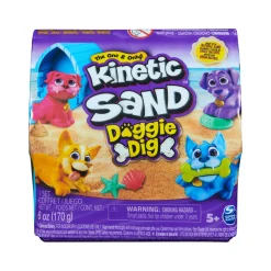 Kinetic Sand Doggie Dig with Surprise Multi-Purpose Dog Tool