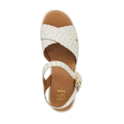 Kinleys Braided Leather Flatform Sandals
