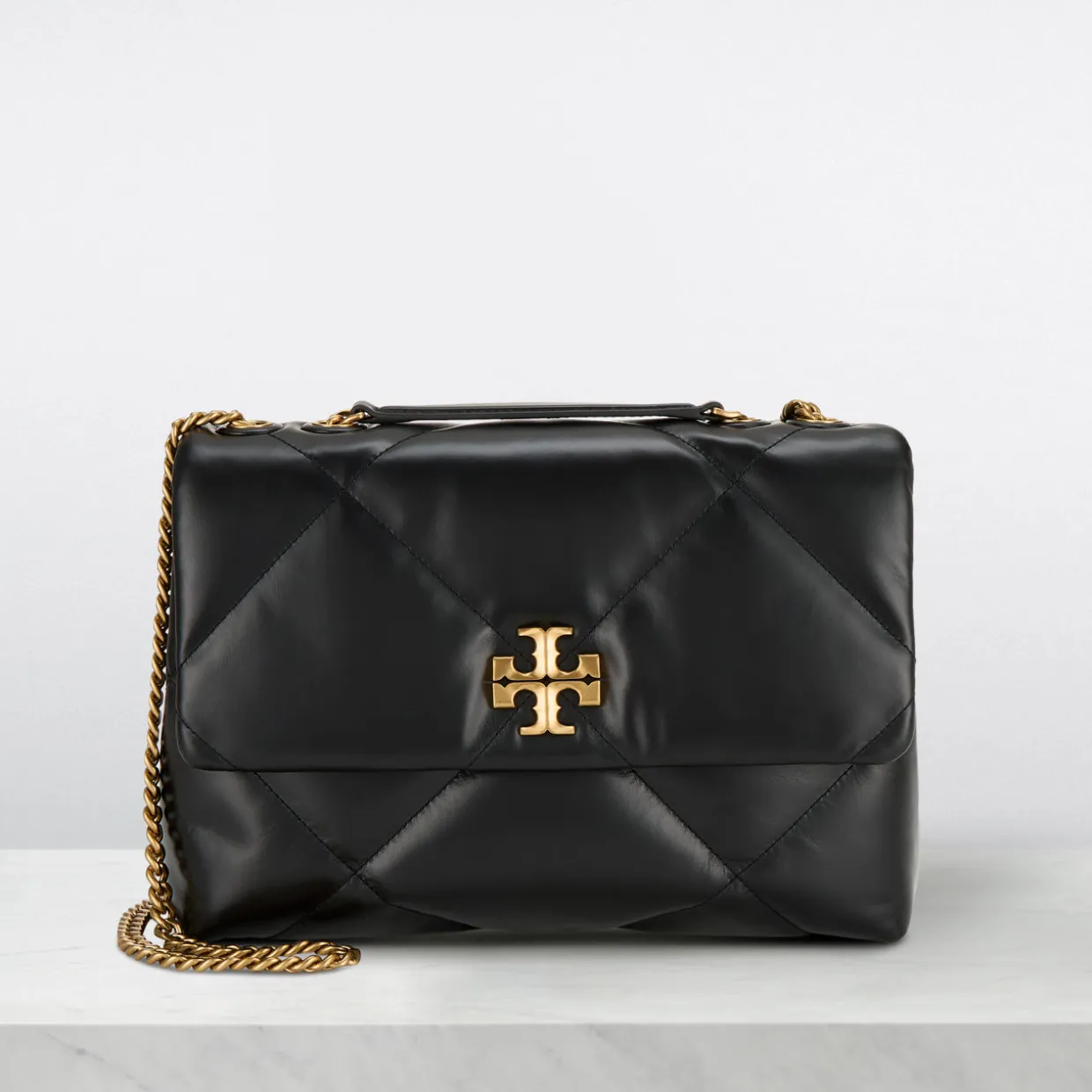 Kira Diamond Quilted Medium Shoulder Bag