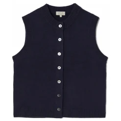 Knit Button-Up Vest