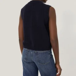 Knit Button-Up Vest