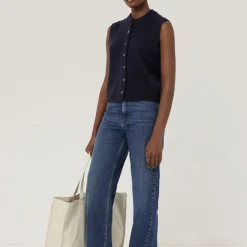 Knit Button-Up Vest