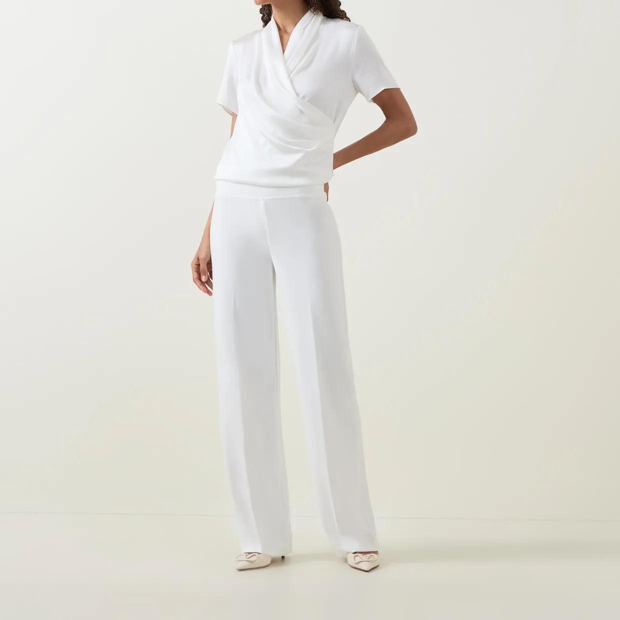 Knitted Wide Leg Trousers