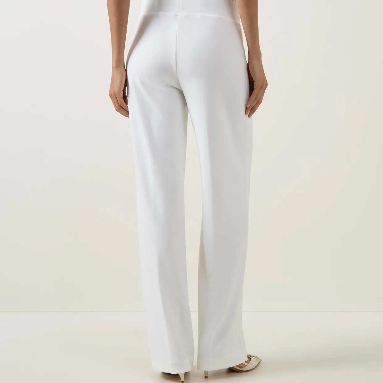 Knitted Wide Leg Trousers